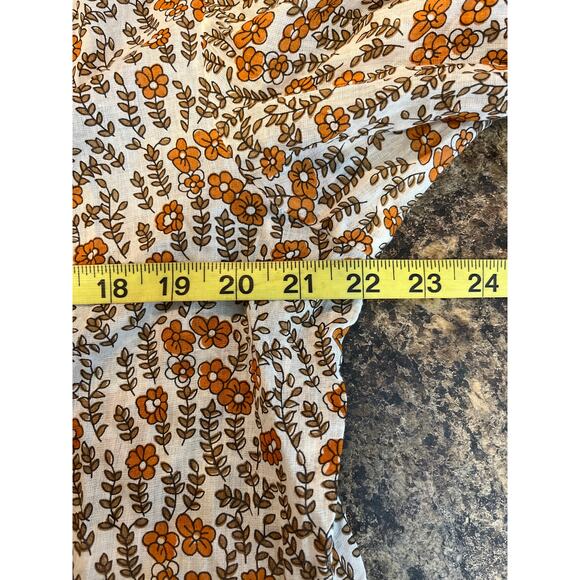 Daughters of India NEW Binita Mini Dress Apricot Color Size Large Orange White - Picture 15 of 16